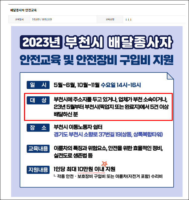 부천배달종사자-구입비지원